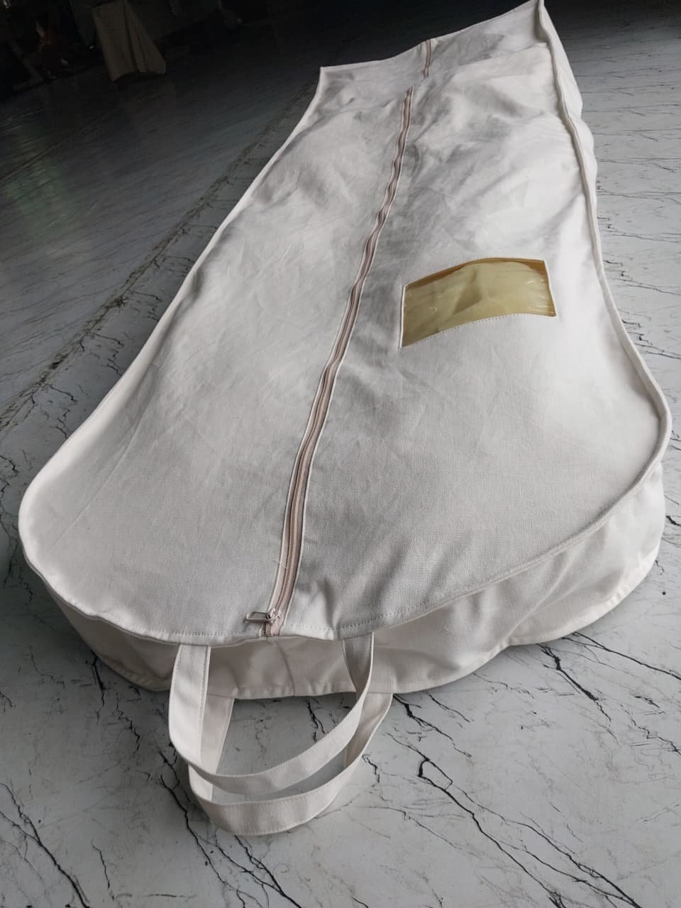 Washable Cotton Garment Bag with Viewing Window Washable Cotton Garment Bag with Viewing Window