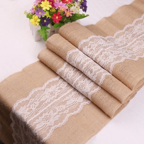 Custom shaped jute table runner manufacturer